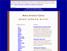 Tablet Screenshot of nativeamericancultures.com